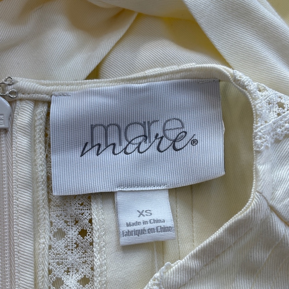 Anthropologie Mare Mare NWT Ivory Victorian Boho Romper XS Summer Romantic Cream - Picture 8 of 15